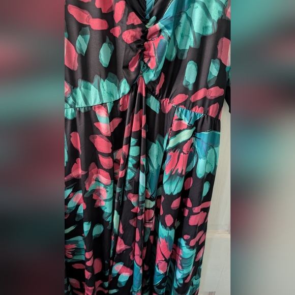 NWT TORRID Butterfly Mini Studio Knit Cinch Front Skater Dress size 0X NWT - Picture 2 of 8